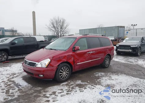 2012 Kia Sedona Ex z USA, uszkodzony, nr VIN KNDMH4C73C6454643